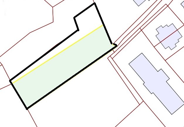 Form des Grundstücks G338 bei Crikvenica.