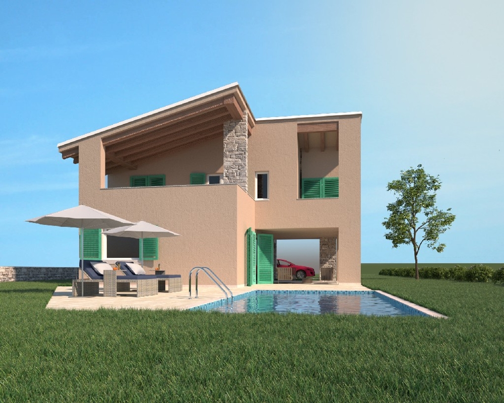 Modernes Haus mit Pool in Kroatien zu kaufen.