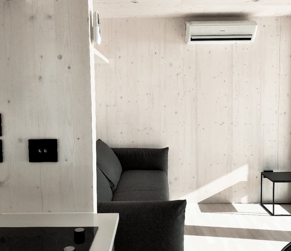 Klimatisiertes Wohnzimmer der Immobilie H1198 in Dalmatien.