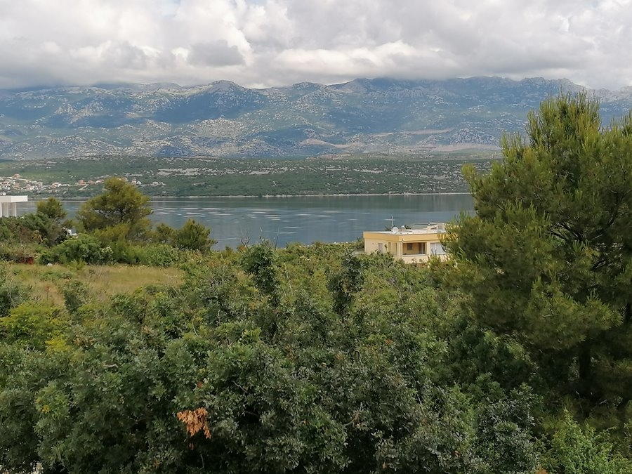 Blick auf das Meer von der Immobilie H1454, Reigon Zadar, Kroatien.