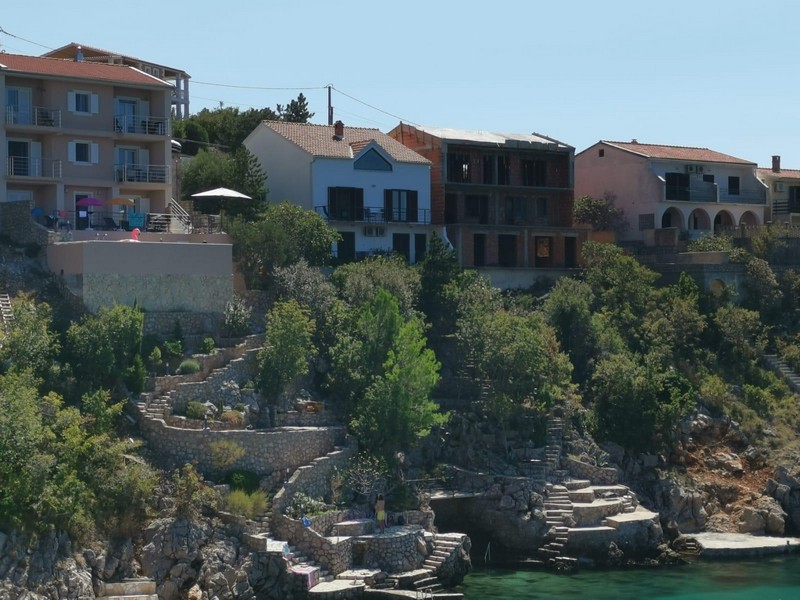 Haus am Meer in der Region Karlobag, Kroatien.
