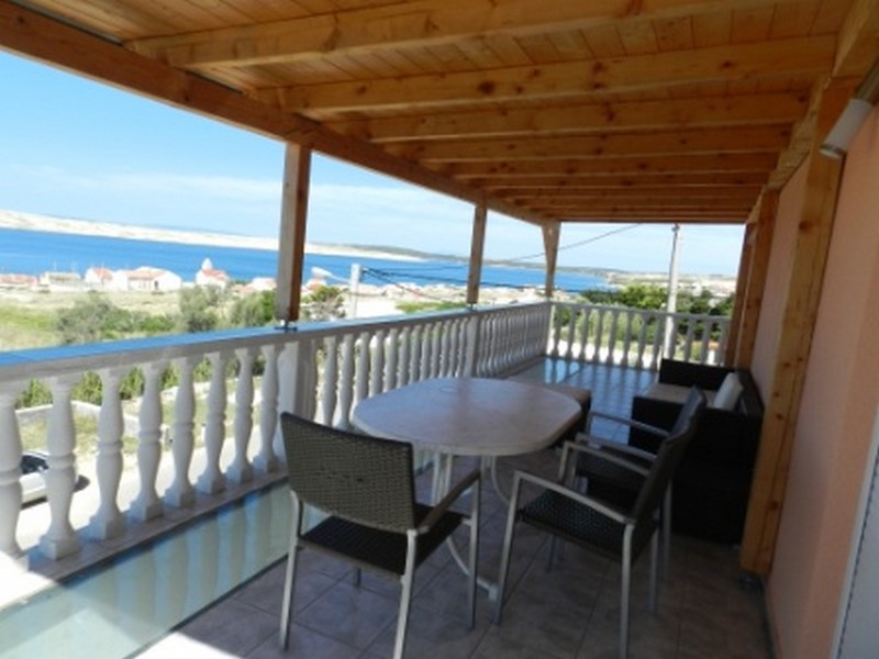 Immobilien mit Meerblick in Kroatien - Haus H2456 auf der Insel Pag.