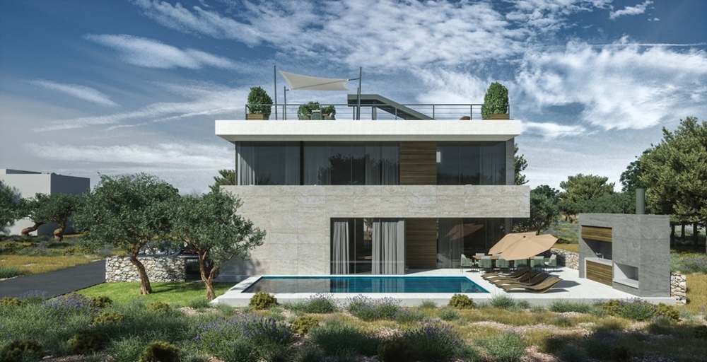 Modernes Einfamilienhaus mit Pool