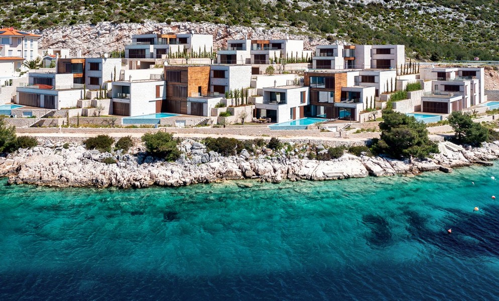 Sieben Villen in erster und zweiter Reihe zum Meer - Primosten - Immobilien Kroatien