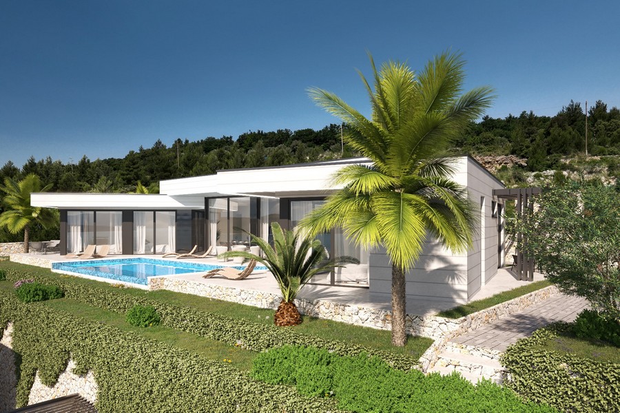 Villa kaufen in Kroatien - Immobilie H3588 bei Posedarje in der Region Zadar.