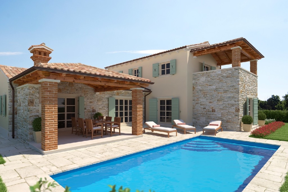 Villa im Steinhaus-Stil in Istrien, Kroatien zum Verkauf.