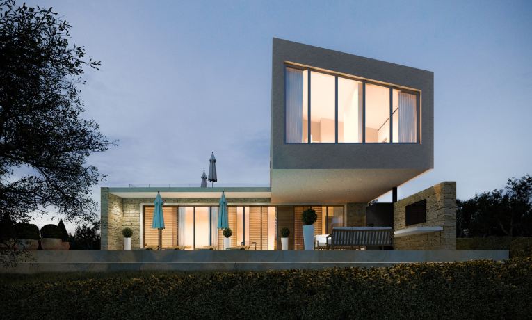 Moderne Architektur - hochklassige Villa zum Verkauf.