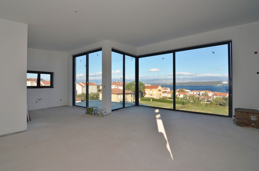 Modernes Wohnzimmer der Immobilie A1164 in Kroatien.