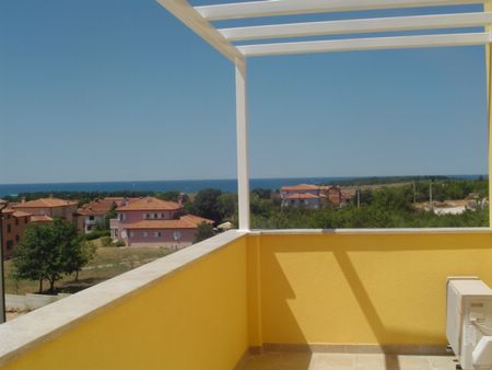 Panoramablick vom Balkon der Immobilie
