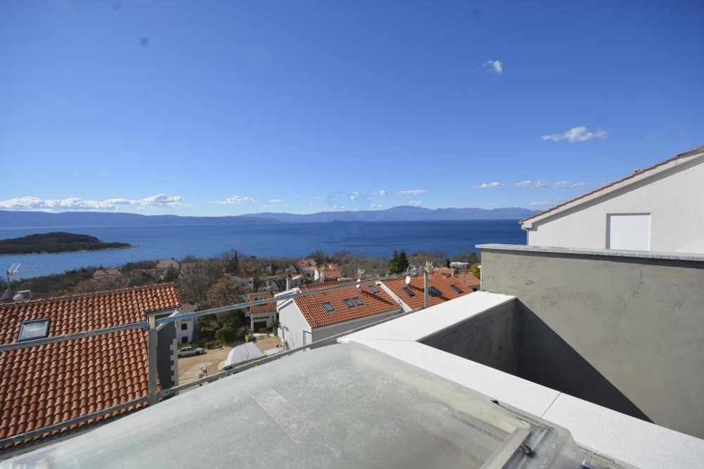 Neue Wohnung in Kroatien auf der Insel Krk zum Verkauf.