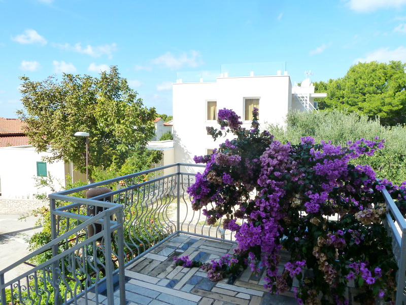 Balkon der Immobilie A1458 in der Region Primosten, Dalmatien.