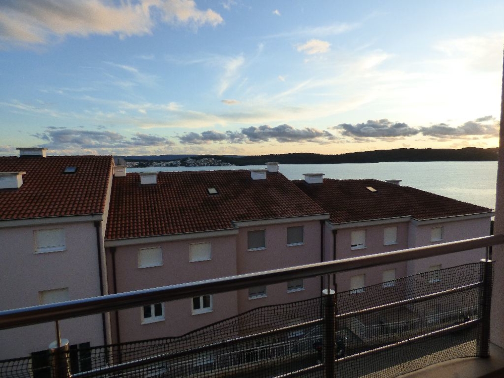 Meerblick vom Balkon der Immobilie A1493 - Appartement auf der Insel Ciovo, Dalmatien.