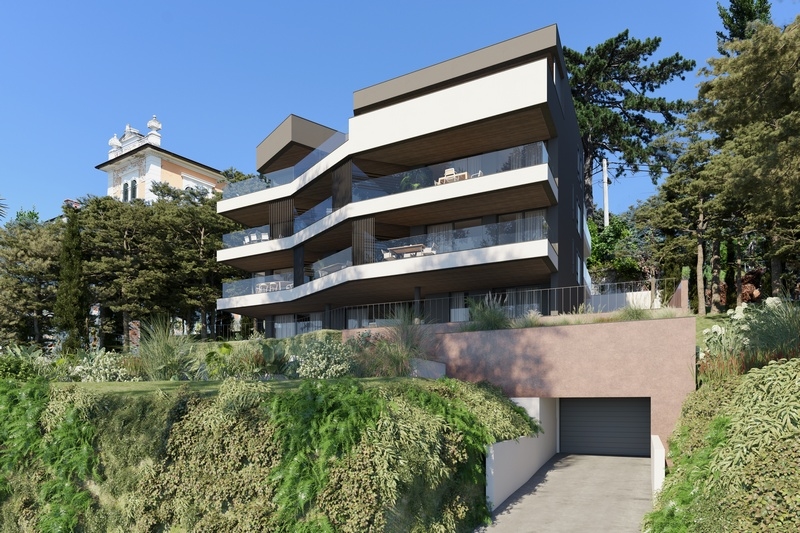 Neue Wohnungen in einem modernen Gebäude in Opatija, Kvarner Bucht kaufen.