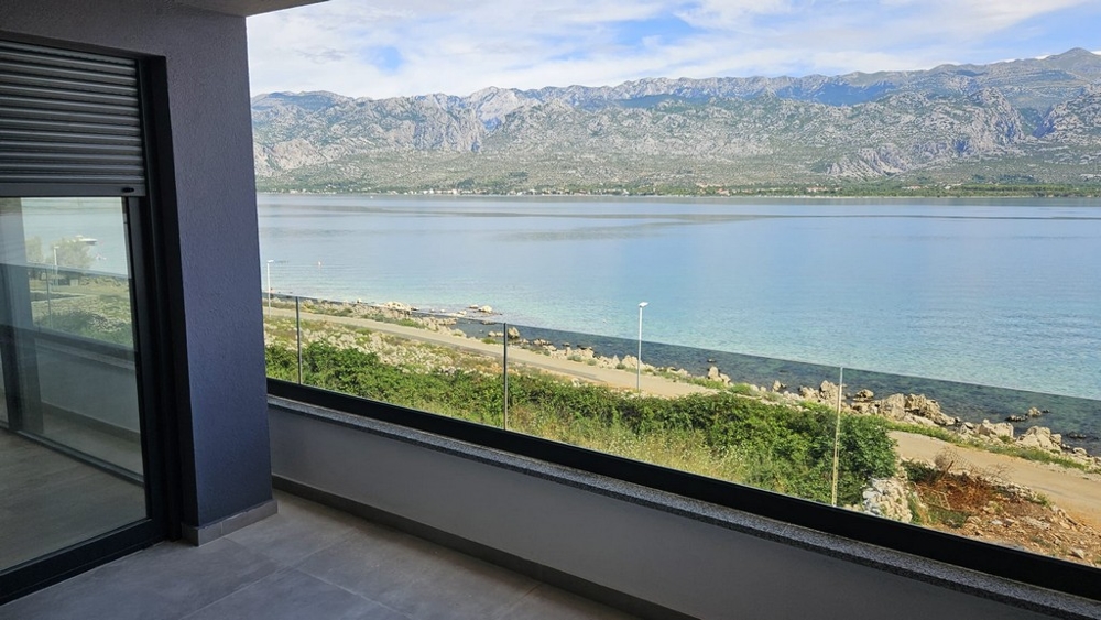 Immobilien direkt am Meer kaufen in Kroatien - Panorama Scouting A2382 bei Vinjerac, Region Zadar.