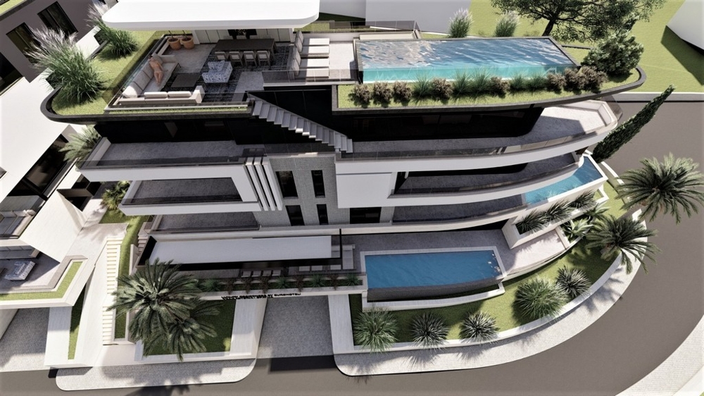 Moderne Penthouses mit Pool in Opatija - A2671