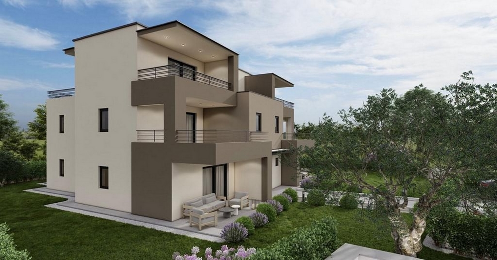Neues Appartement auf zwei Etagen zum Verkauf in Istrien - Panorama Scouting.