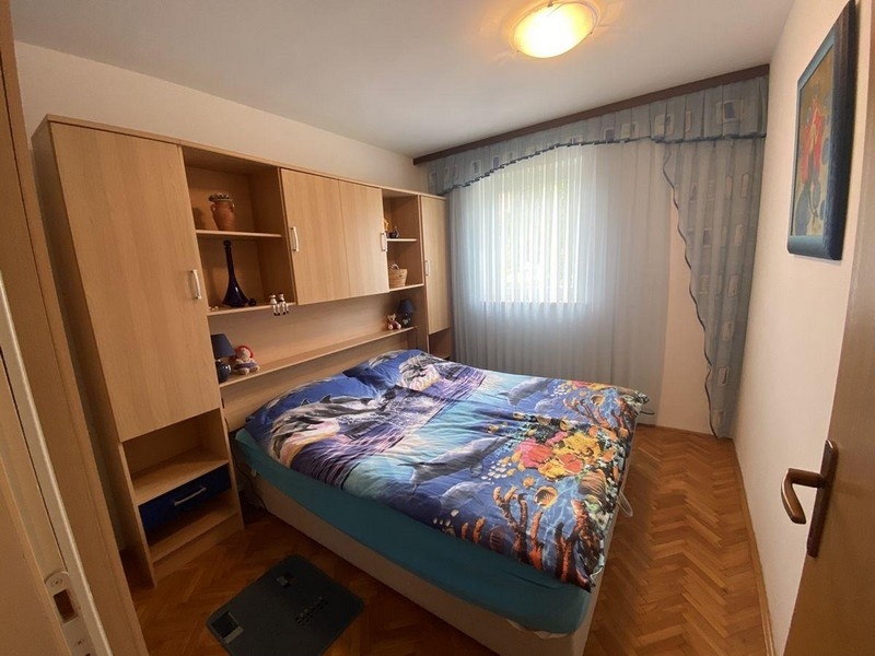 Das Schlafzimmer der Wohnung A3070 in Istrien.