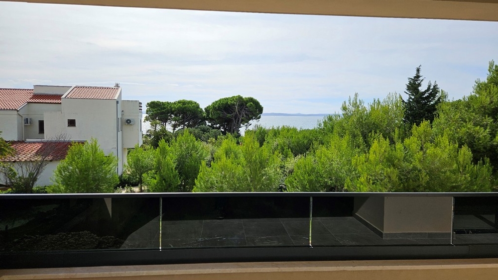 Meerblick des Appartements A3488 in Privlaka, Region Zadar - Panorama Scouting.