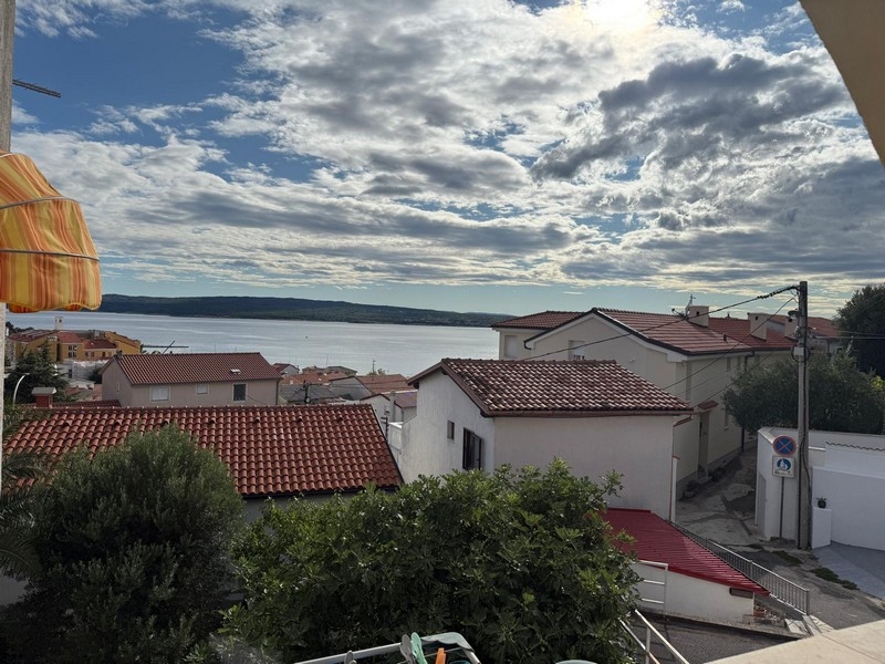 Meerblick der Immobilie A3738 in Selce bei Crikvenica, Kroatien.