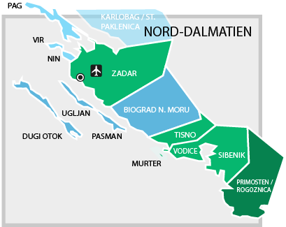 Immobilienpreise Nord-Dalmatien, Kroatien im Jahr 2017