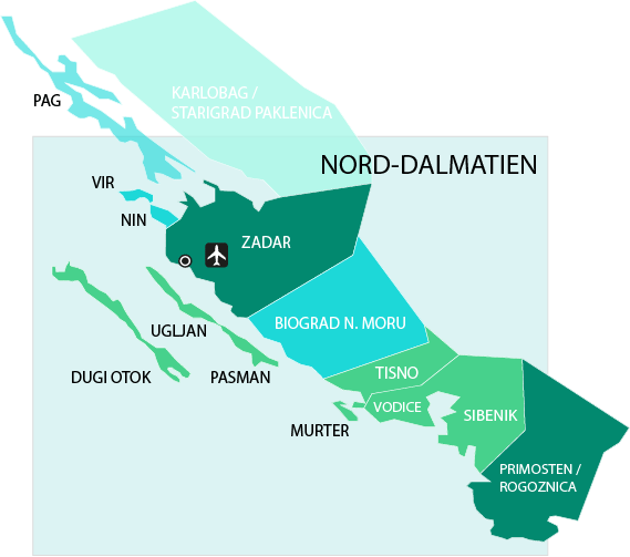 Immobilienpreise Nord-Dalmatien, Kroatien im Jahr 2020